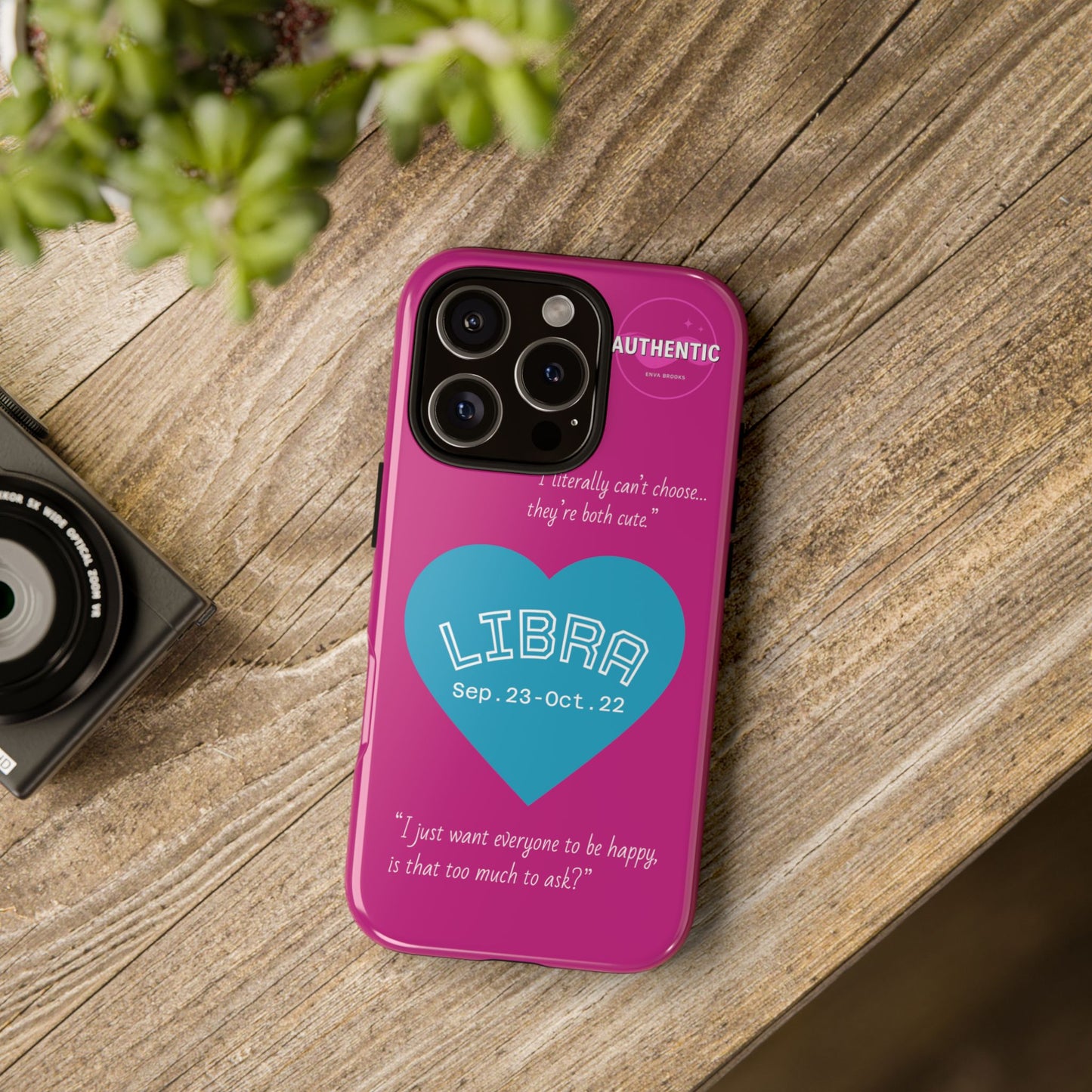 Libra Phone Case - Zodiac Heart Design, Astrology Gift, Libra Season, Cute Phone Case, Birthday Gift for Her