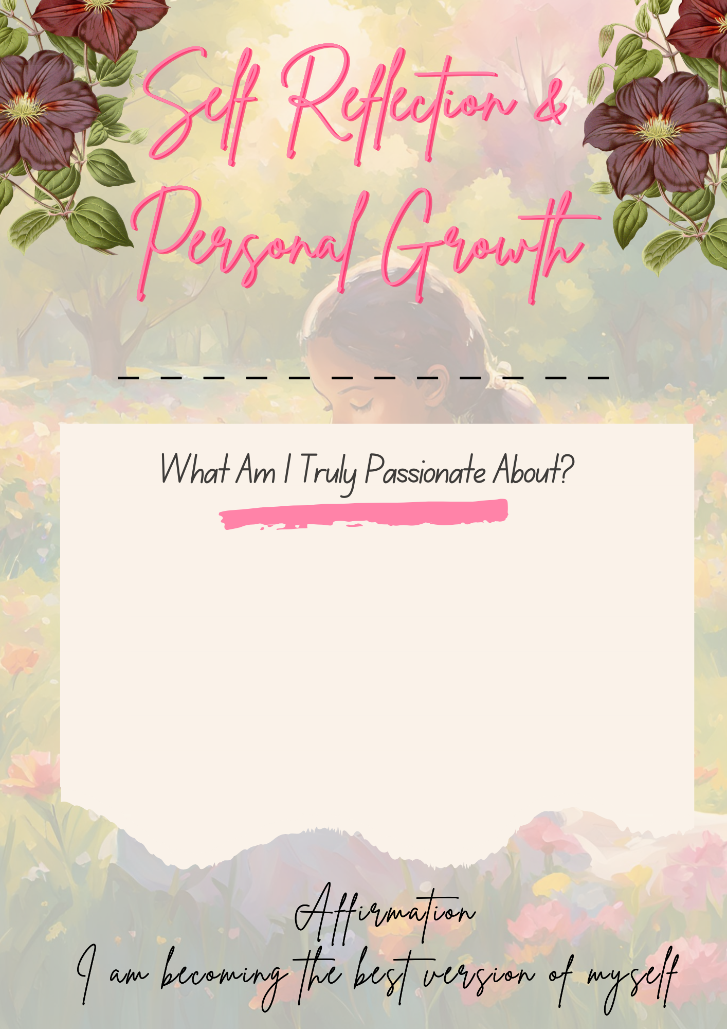 My Digital Diary: A Guided Journal for Self-Reflection, Personal Growth & Mindfulness