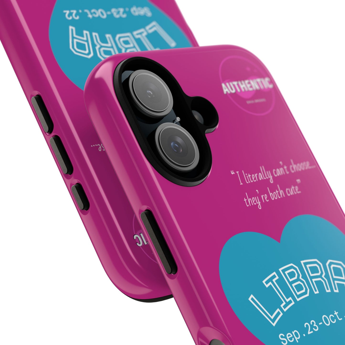 Libra Phone Case - Zodiac Heart Design, Astrology Gift, Libra Season, Cute Phone Case, Birthday Gift for Her