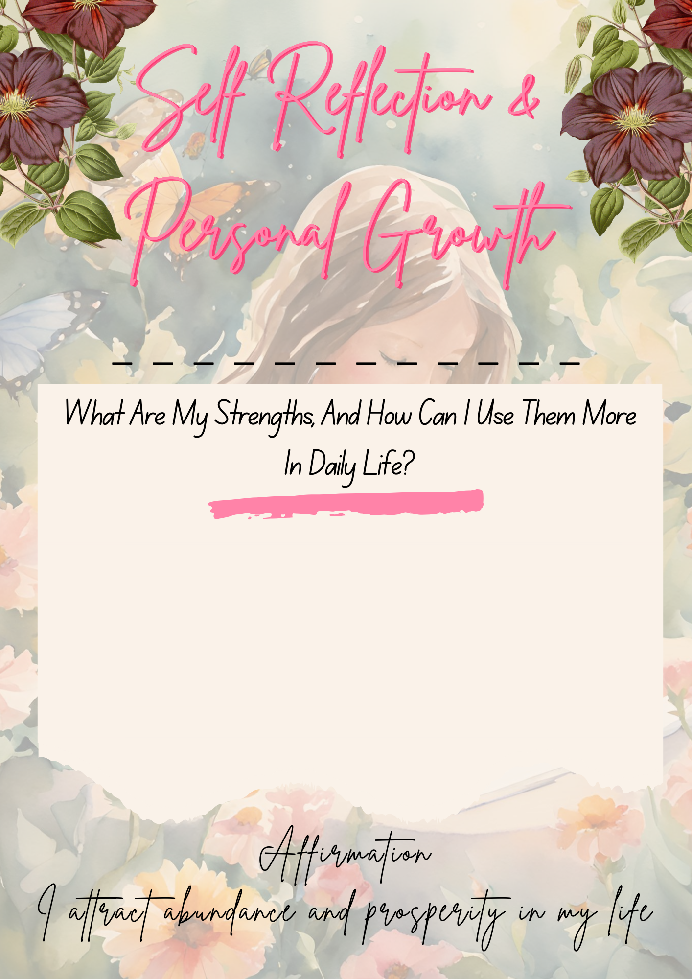 My Digital Diary: A Guided Journal for Self-Reflection, Personal Growth & Mindfulness